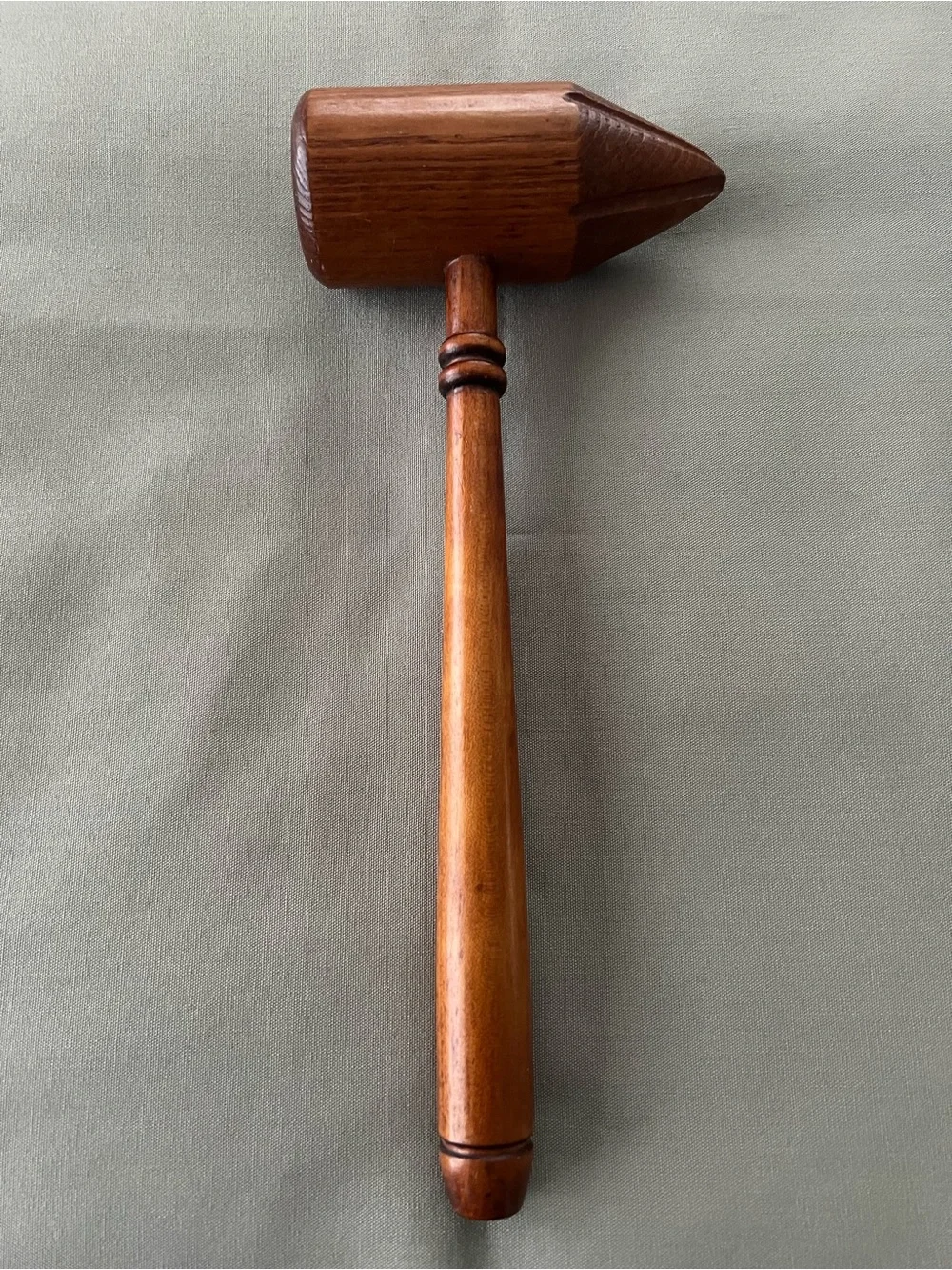 Vintage Wooden 12” Bossing Mallet for Crushing and Tenderizing